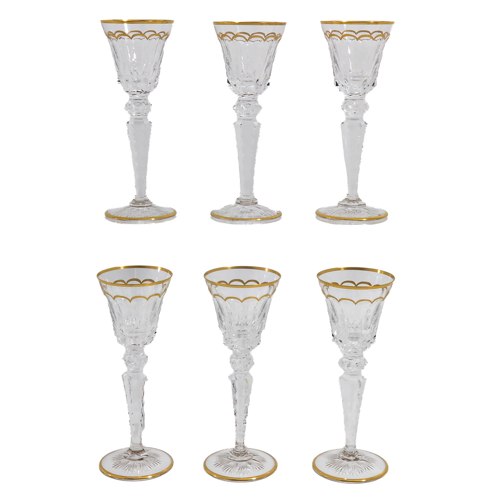 A Set of 6 Saint Louis Excellence Wine Glasses (1 of 1)