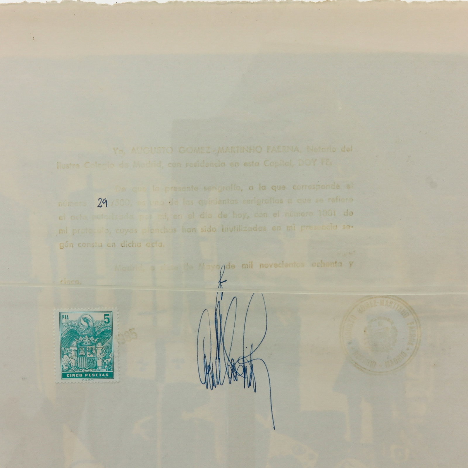 A Pablo Picasso Screenprint - 3