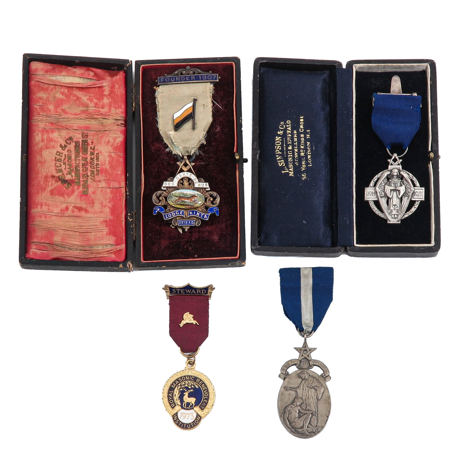 A Collection of Medals: consisting of a collection of medals, including Freemasonry