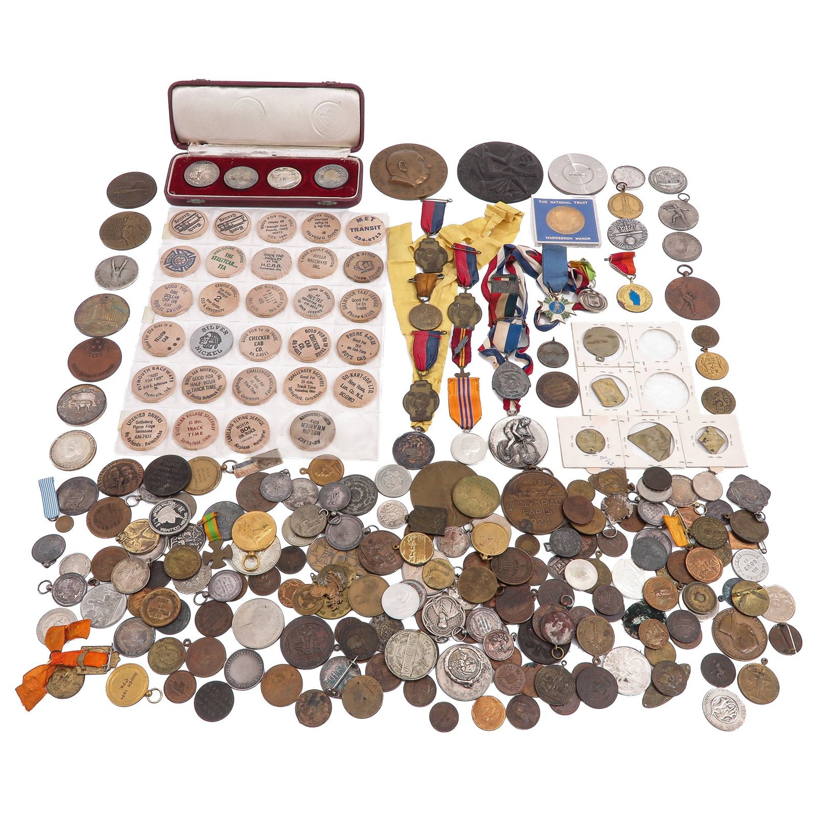 A Diverse Collection of Items: consisting of a collection of coins, tokens, medals and decorations, including various foreign examples