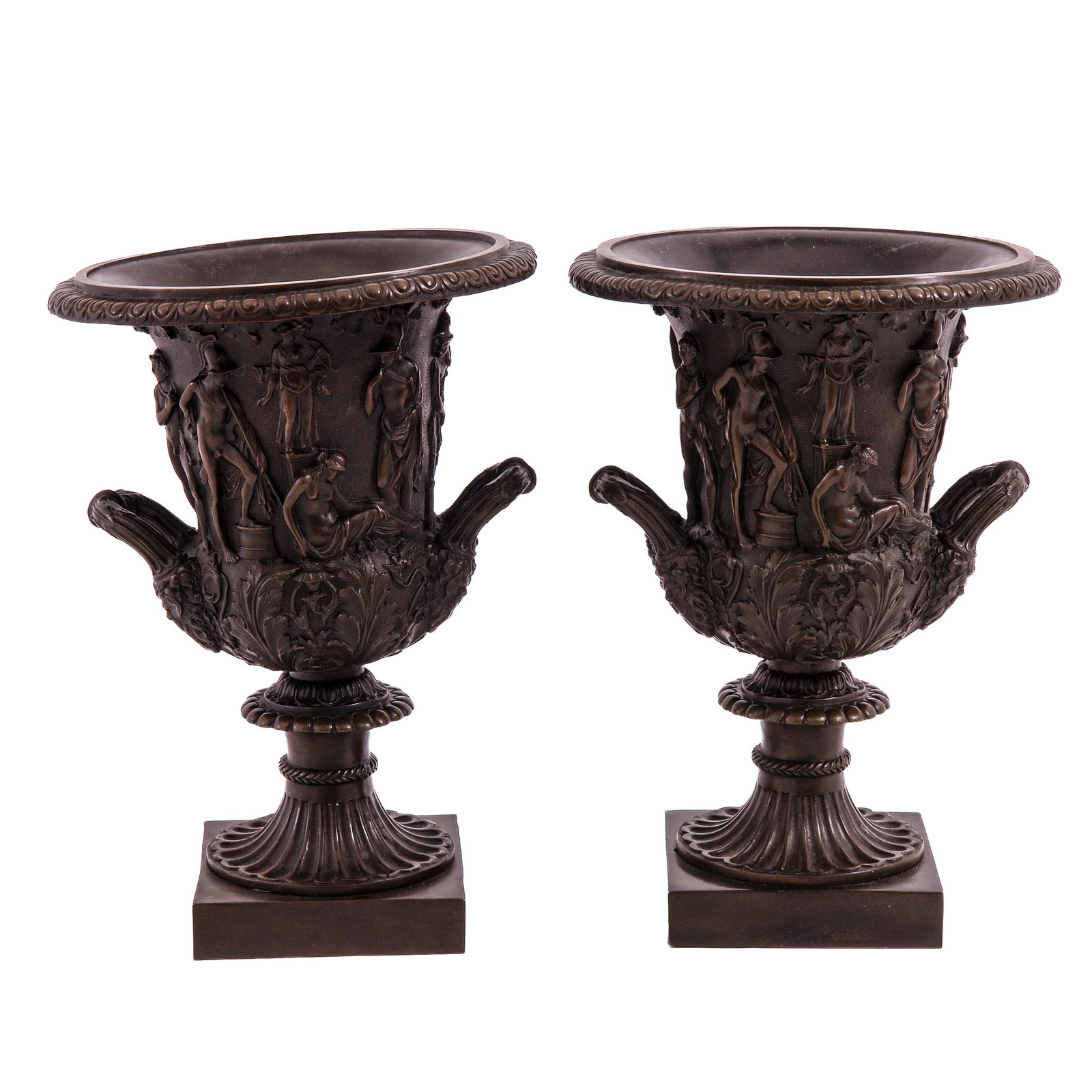 A Pair of Bronze Vases (1 of 6)