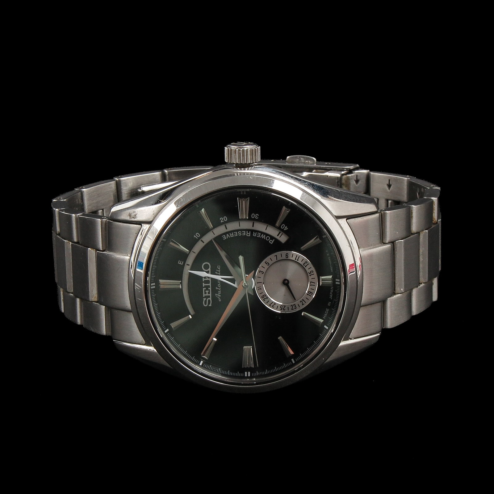 A Men's Seiko Watch: Seiko, automatic, case diameter 42 mm.