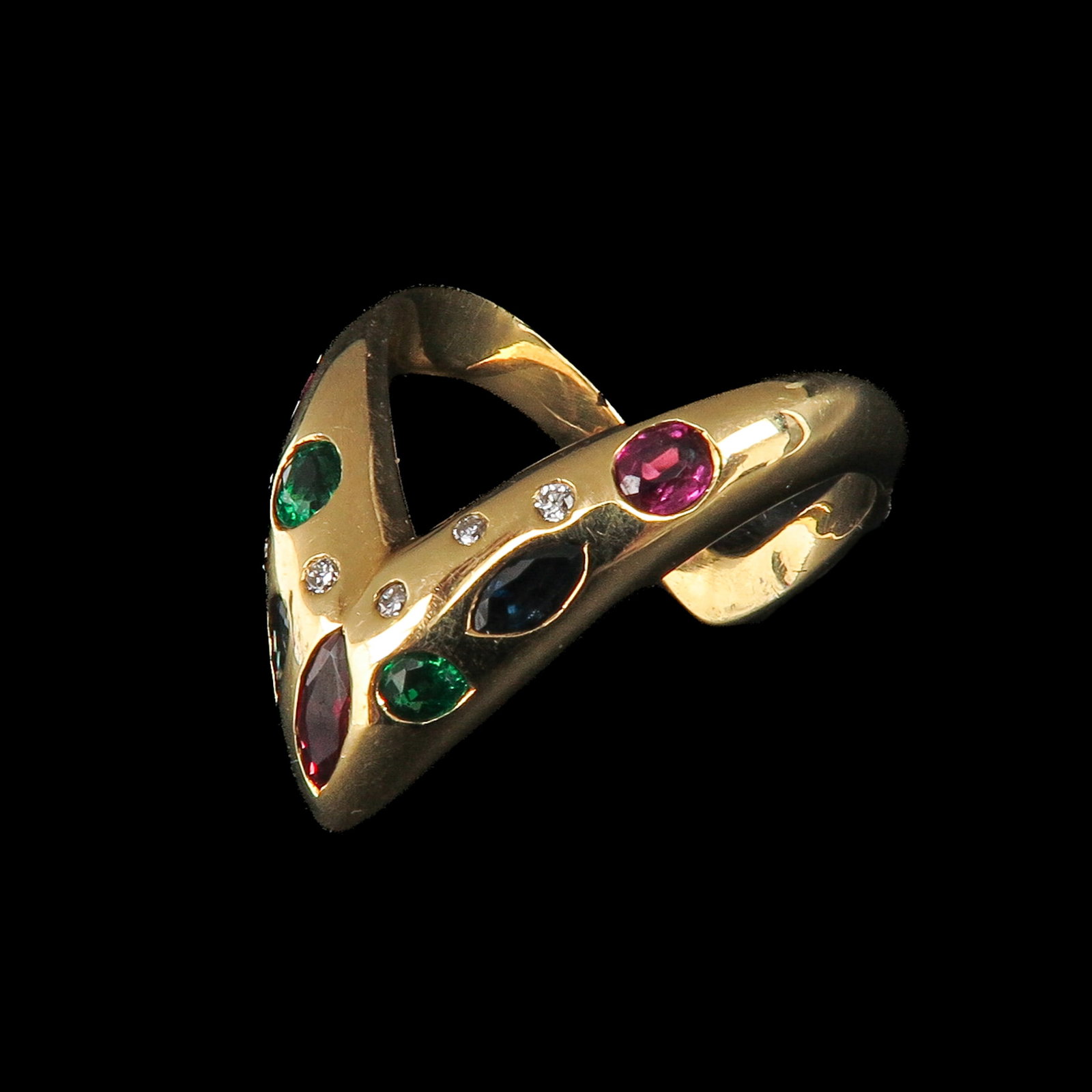 A 14KG Snake Ring (1 of 4)