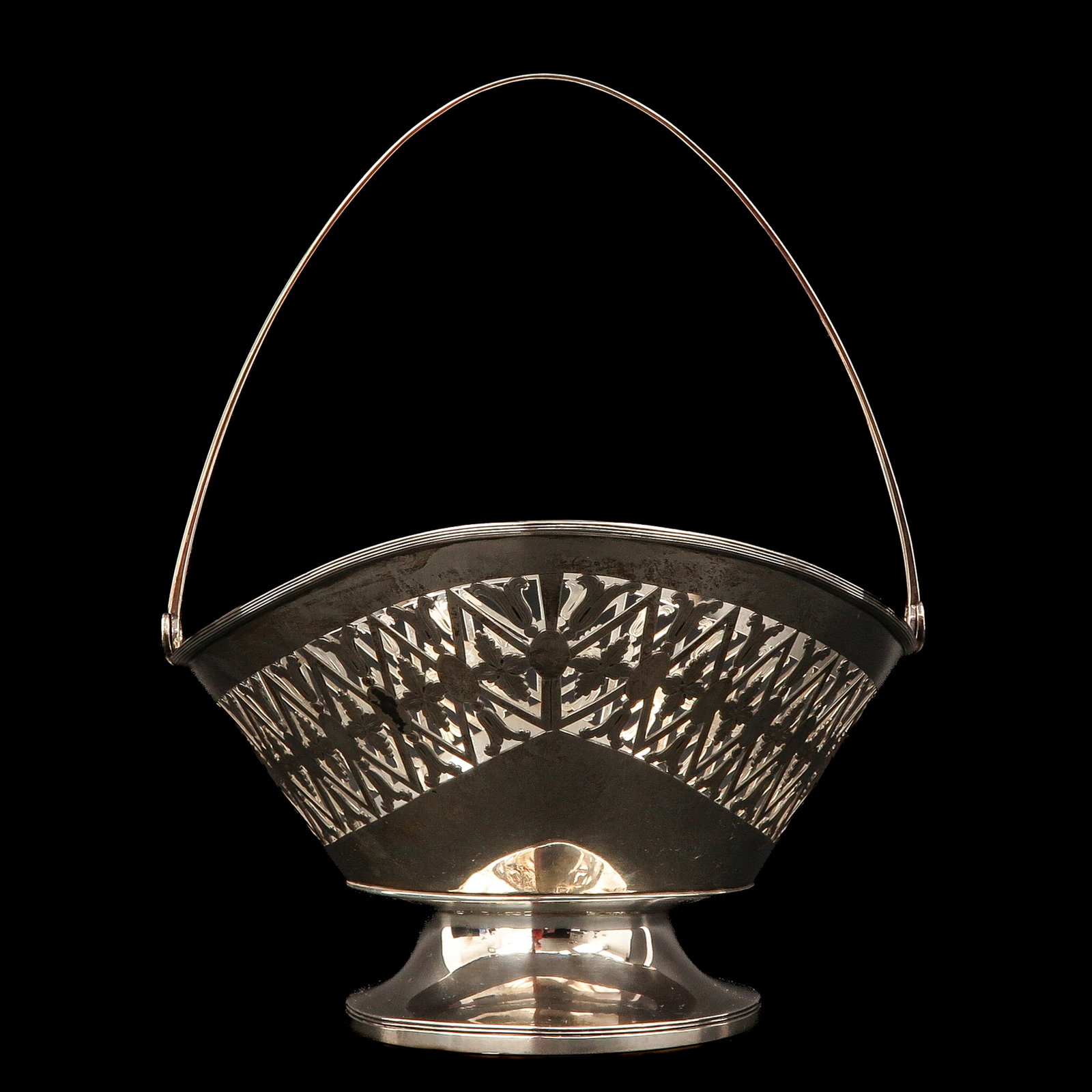 A Silver Handled Basket - 2