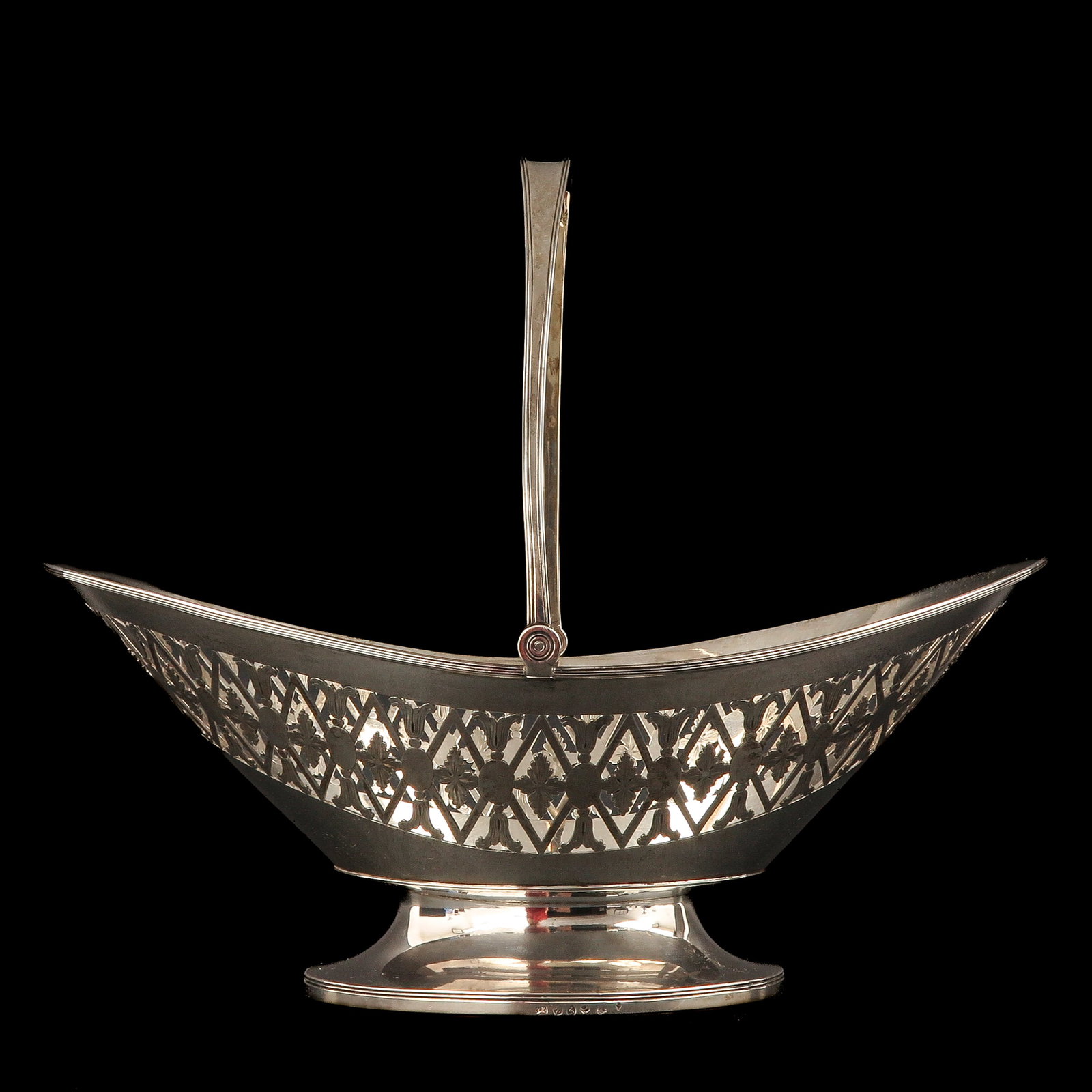 A Silver Handled Basket - 3