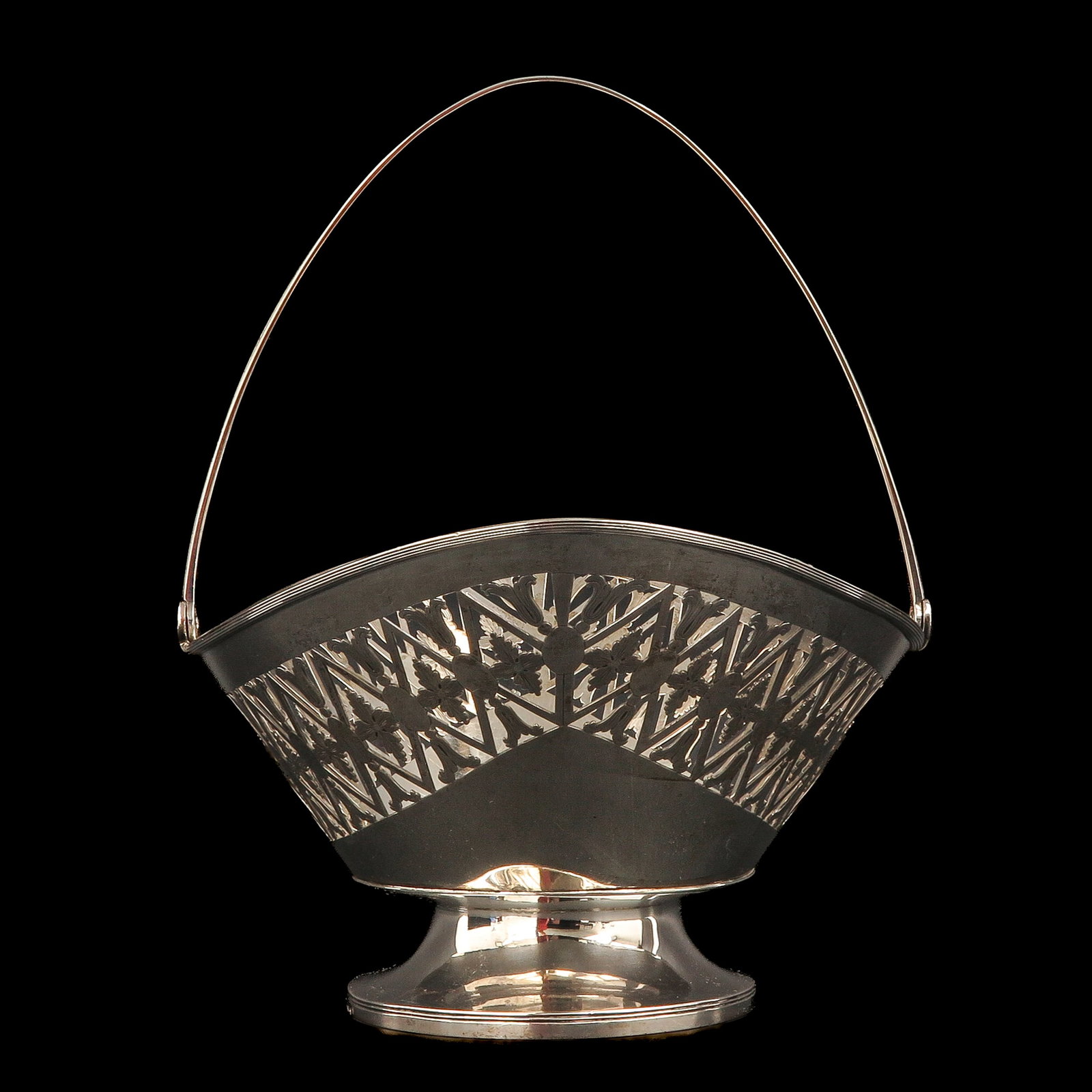 A Silver Handled Basket - 4