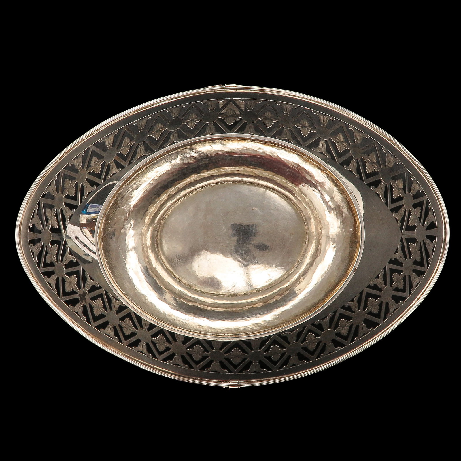 A Silver Handled Basket - 6