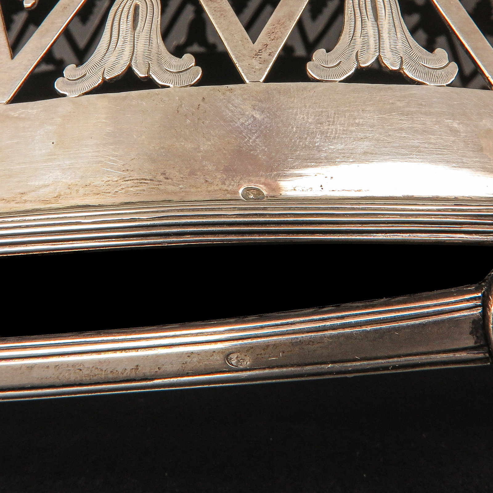 A Silver Handled Basket - 9