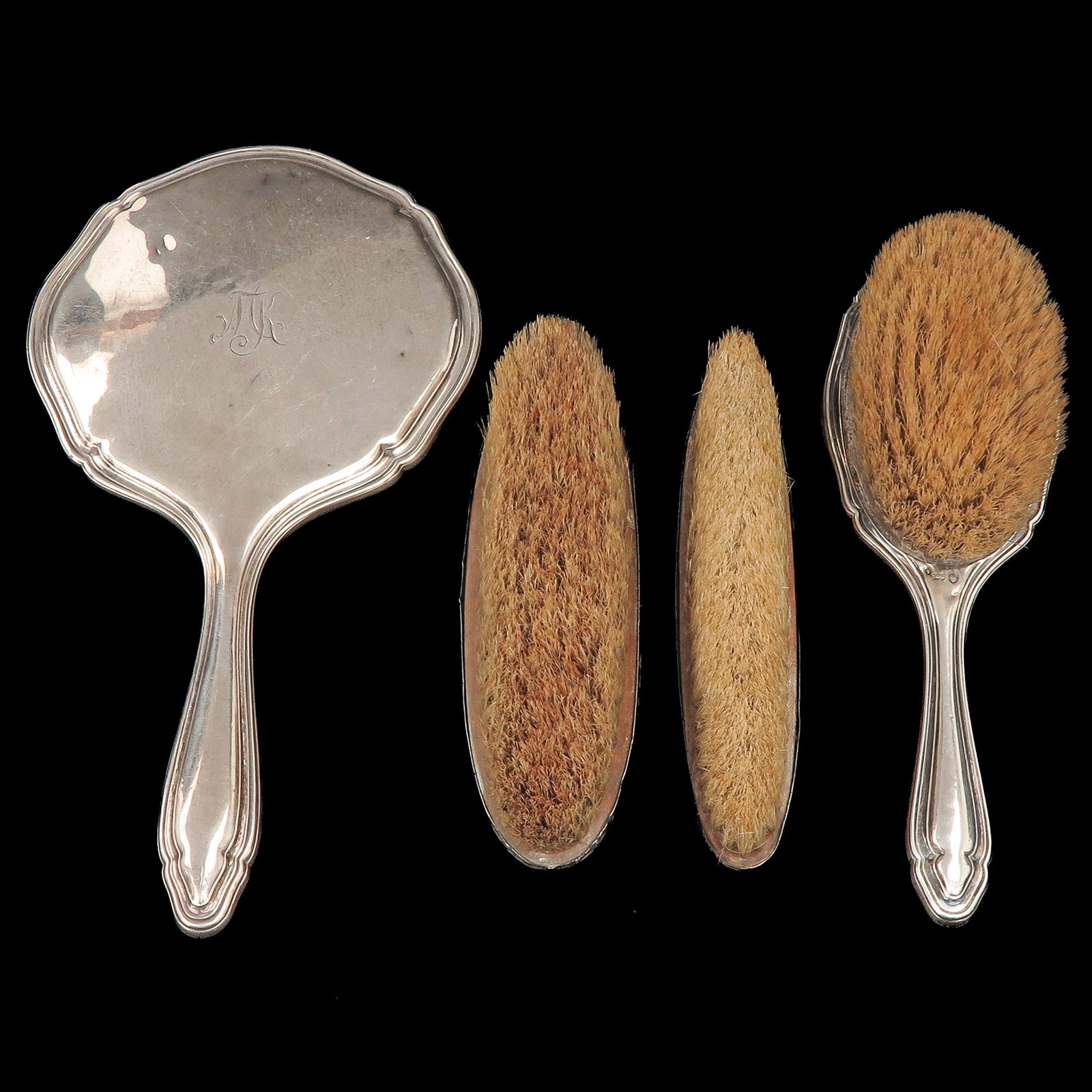 A Silver Vanity Set - 2