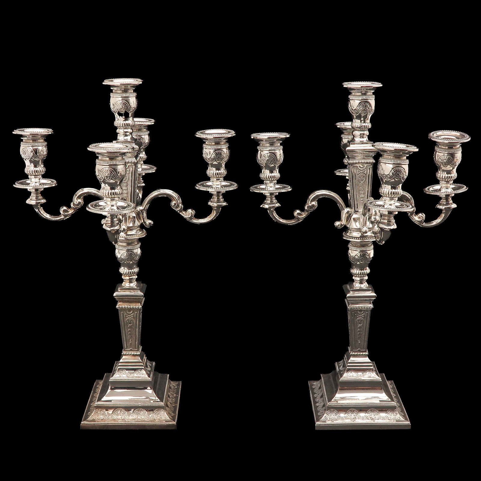A Pair of Silver Candlesticks (1 of 9)