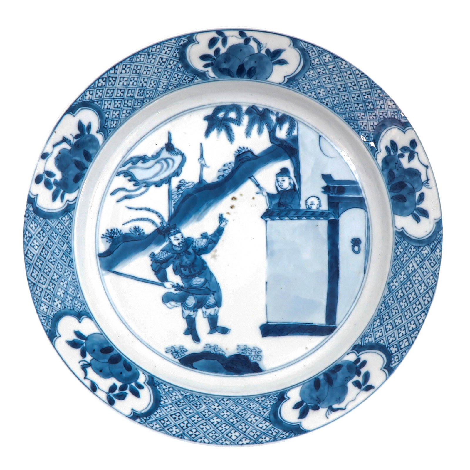 A Blue and White Plate (1 of 2)
