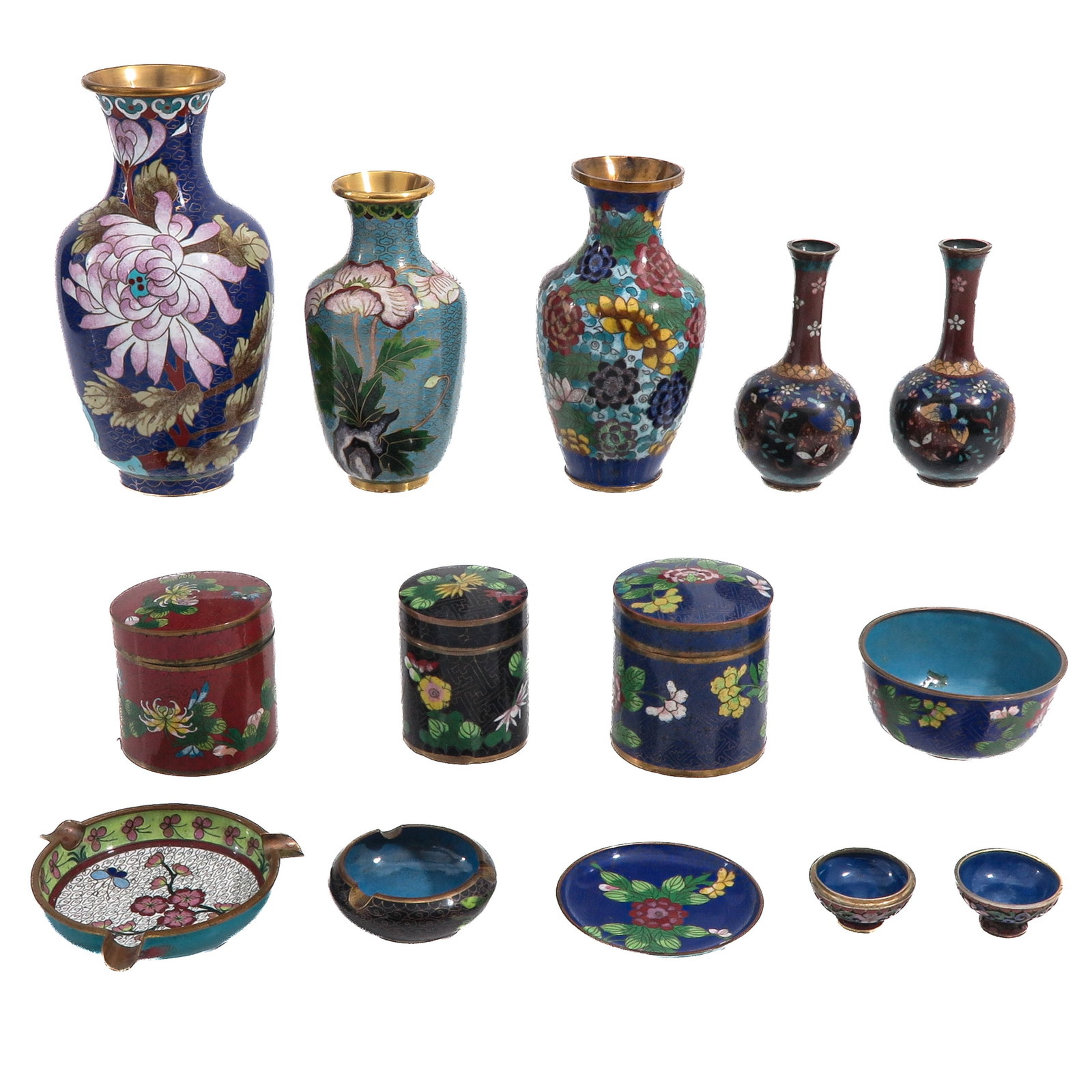 A Collection of Cloisonne Items (1 of 6)