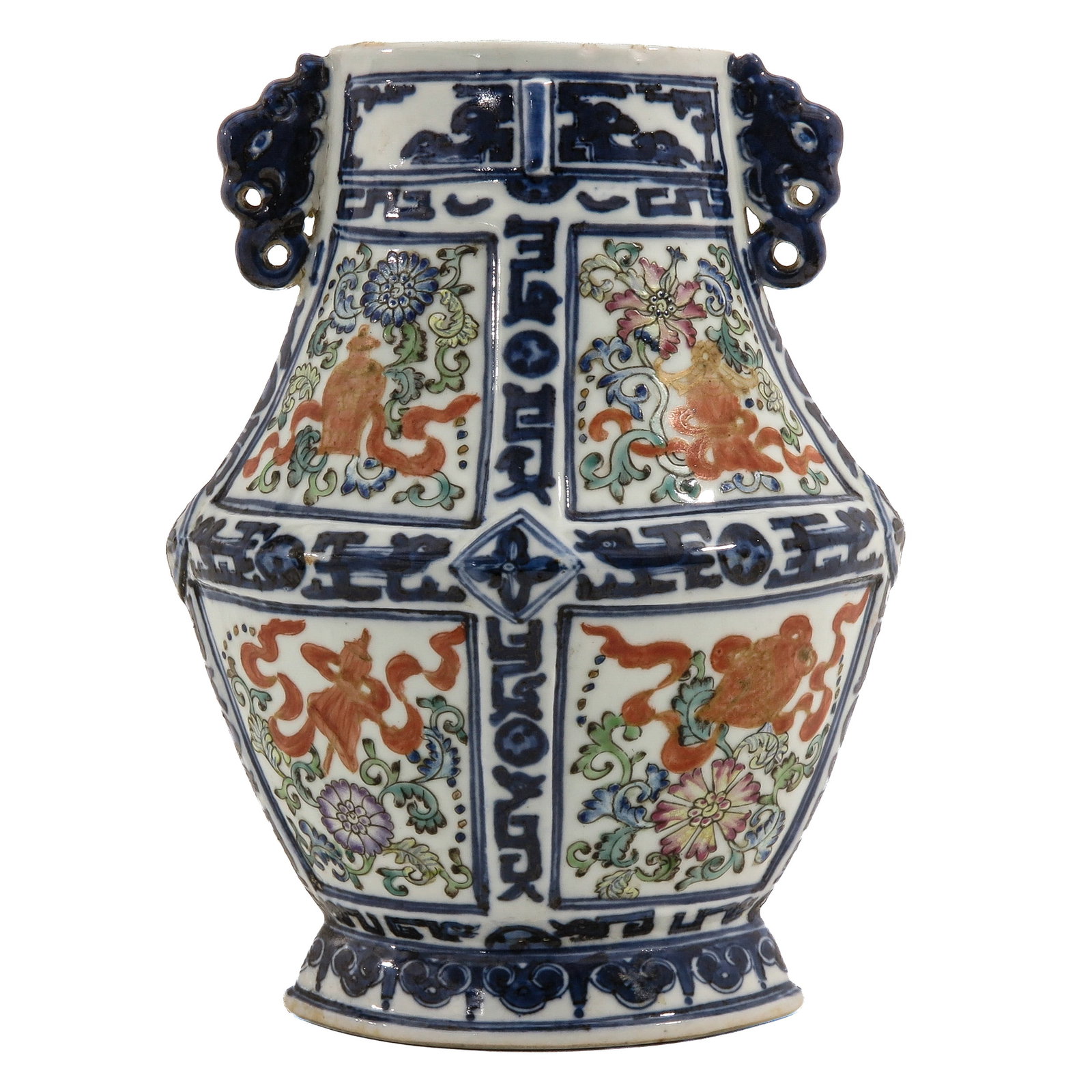 A Polychrome Decor Vase - 3
