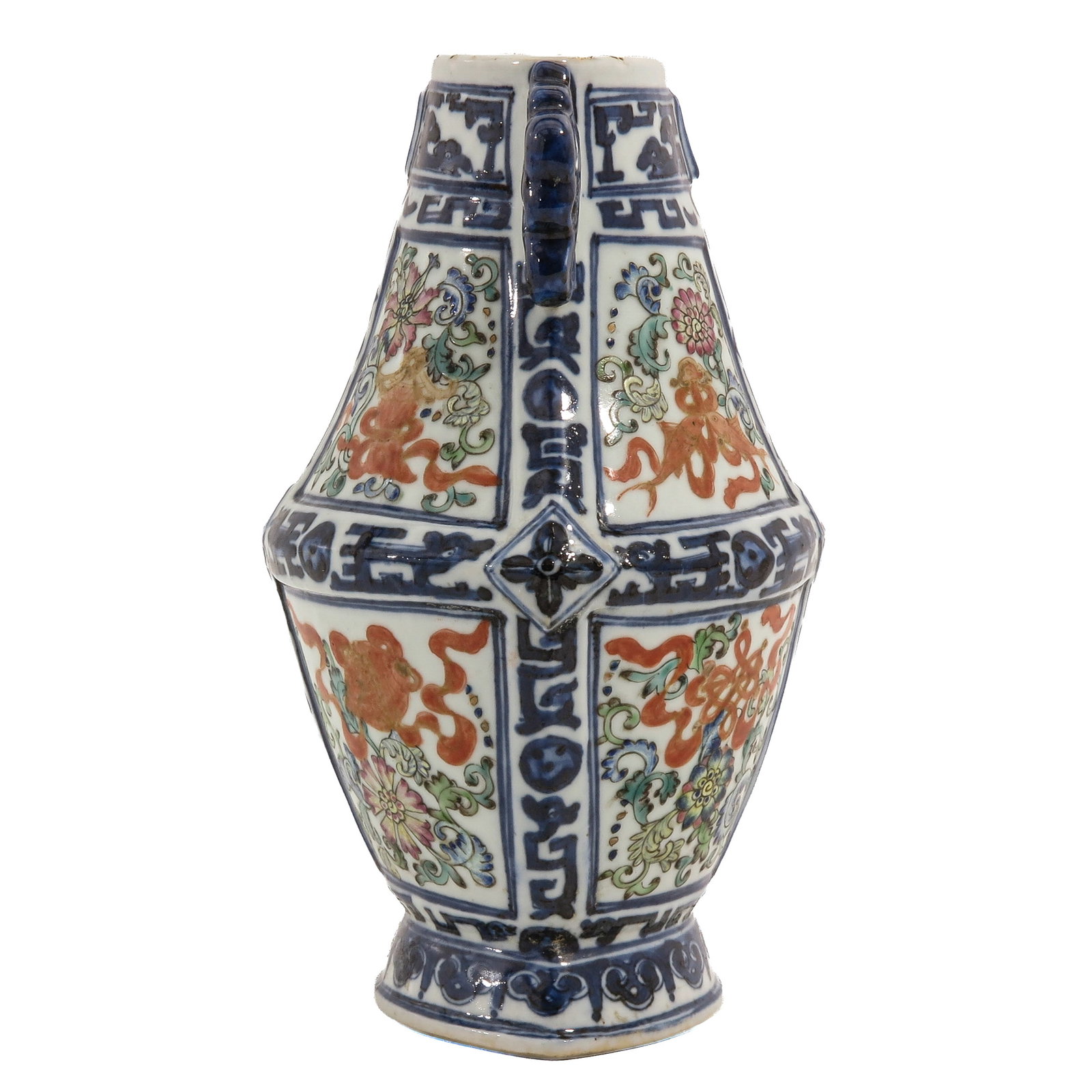 A Polychrome Decor Vase - 4