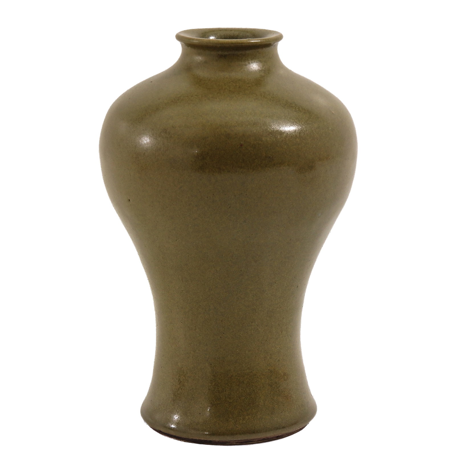 A Tea Dust Decor Mei Ping Vase: 21 cm. tall.
