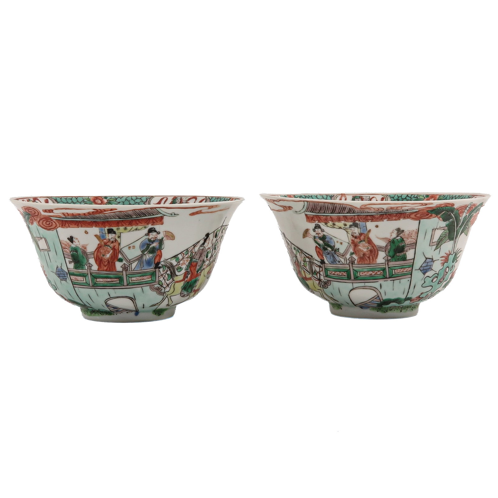 A Pair of Famille Verte Bowls (1 of 6)