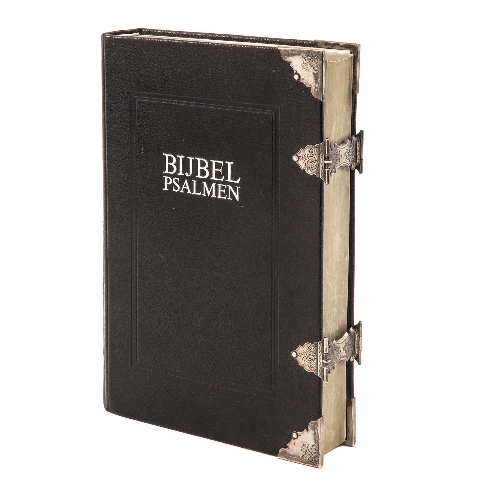 A Bible: with silver clasps, marked with date letter y