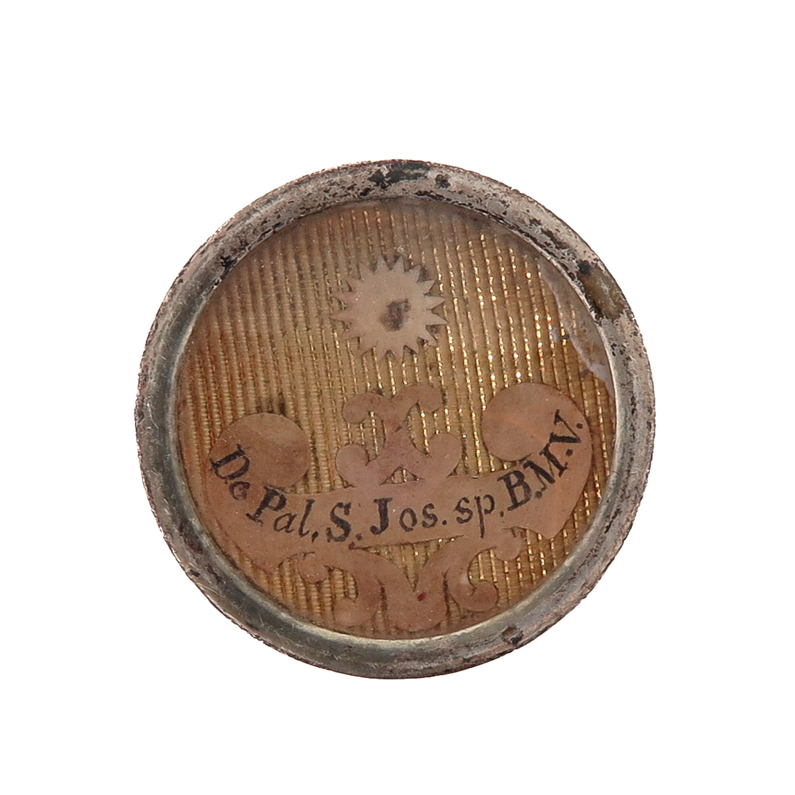 A Sealed Theca: with relic of Saint Joseph, Spouse of the Blessed Virgin Mary, foster father of Christ and patron saint of the Universal Church, families, fathers, workers and a blessed death, with certificate, you a