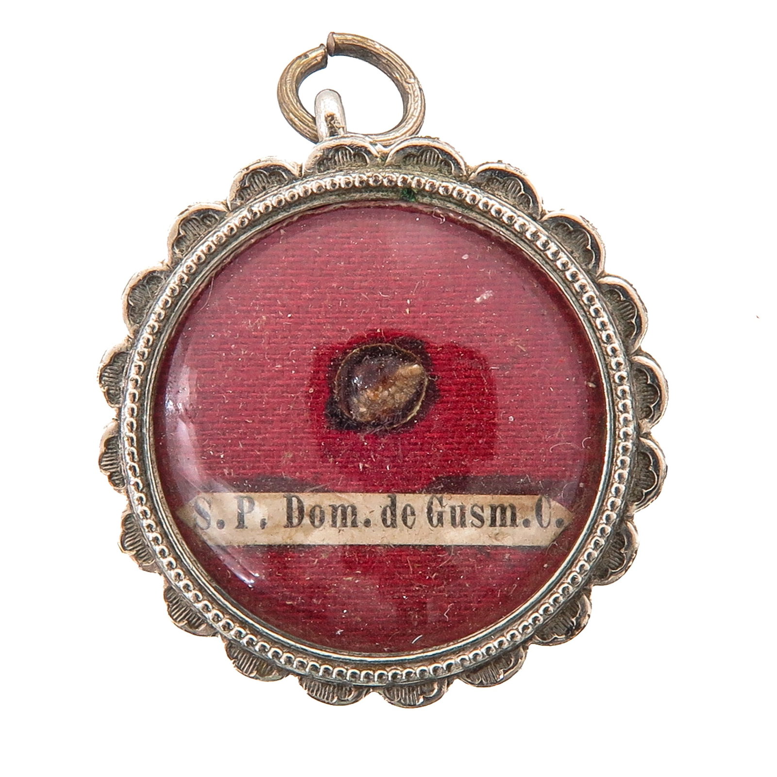 A Sealed Theca: containing relic of Saint Dominic de Guzm?n (1170-1221), priest, founder of the Order of Preachers (Dominicans) and confessor, patron of astronomers and the Dominican Order, you are purchasing the the