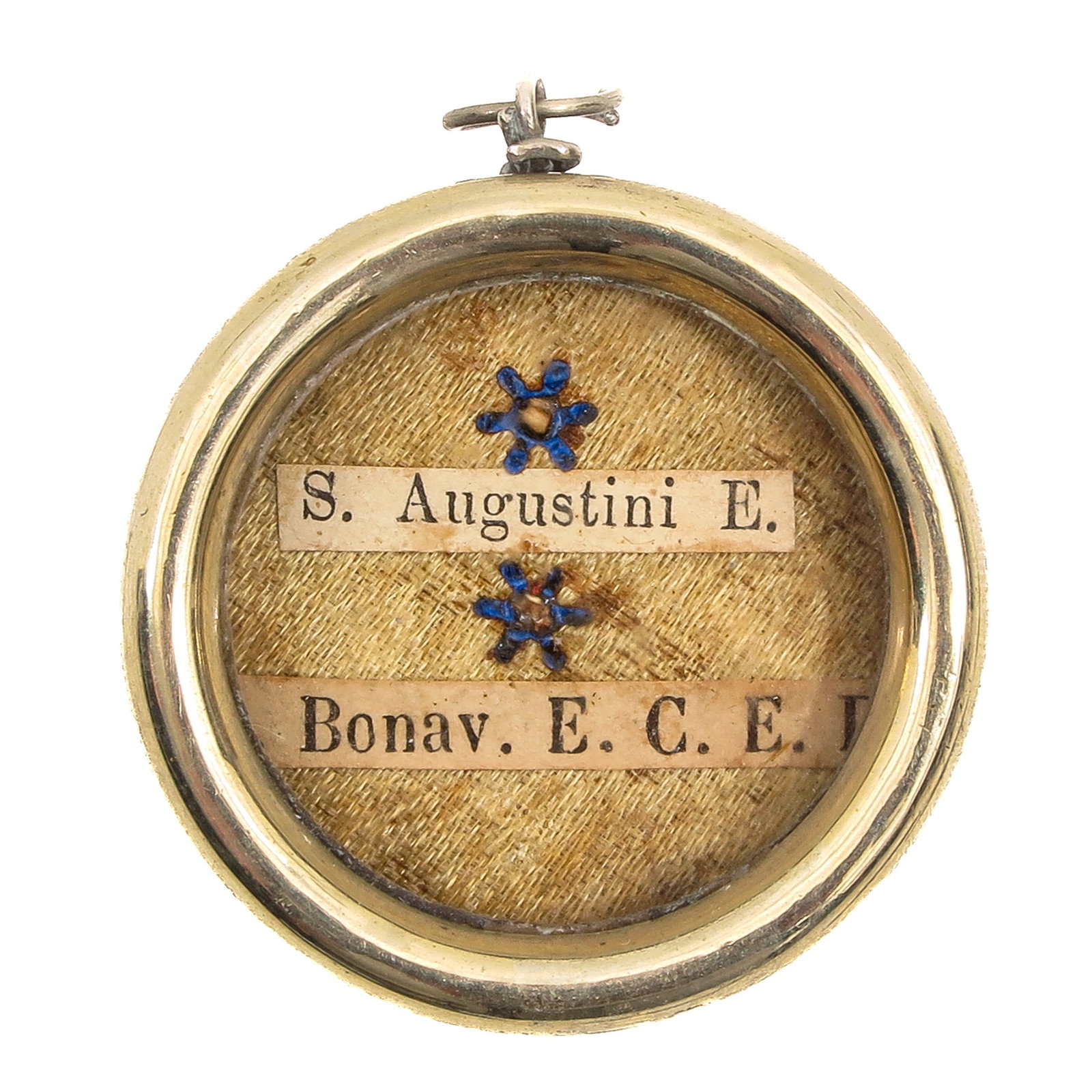 A Sealed Multi-Theca: containing relics of Saint Augustine of Hippo (354-430), bishop and Doctor of the Church, and Saint Bonaventure (ca. 1217-1274), bishop, cardinal and Doctor of the Church, 2 of the most important theo