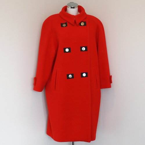 Red Guy Laroch Coat: Red Guy Laroch, Paris Coat