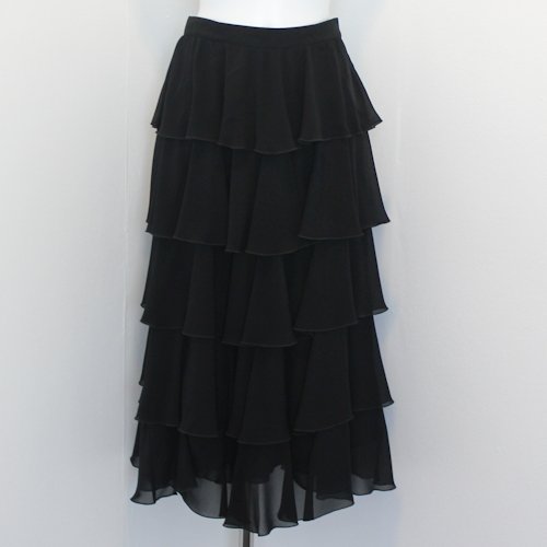 Emanuel Ungaro Skirt: Black in color