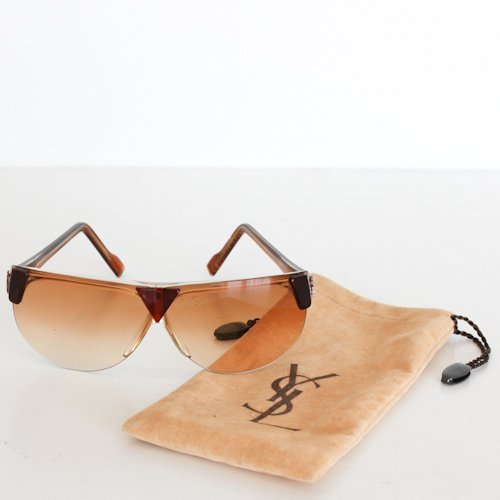 1980's Vintage Yves Saint Laurent Sunglasses: in original case, model 7957