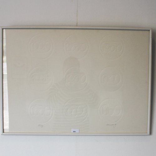Signed Miguel Berrocal Relief dated 1979: 50 x 70 cm