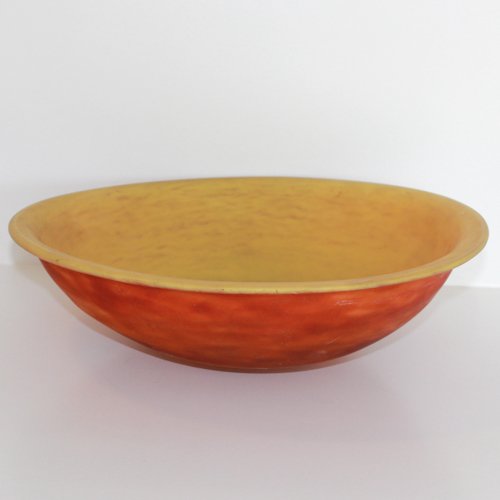 Art Nouveau Signed Daum Nancy Globe: Art Nouveau Signed Daum Nancy Globe, 37 cm in diameter