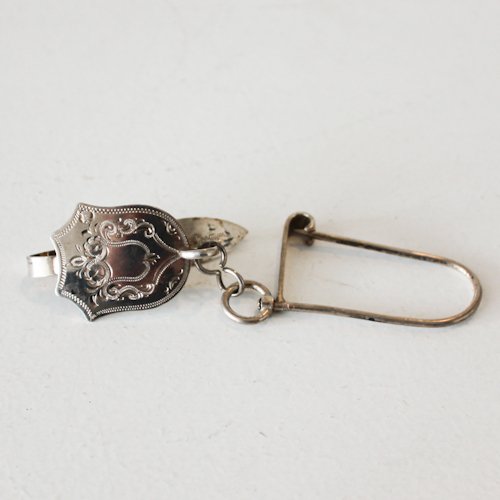 19th Century Dutch Silver Schortenhaak or Purse Hook: hallmarked WH33 van Halteren (1863-1895)