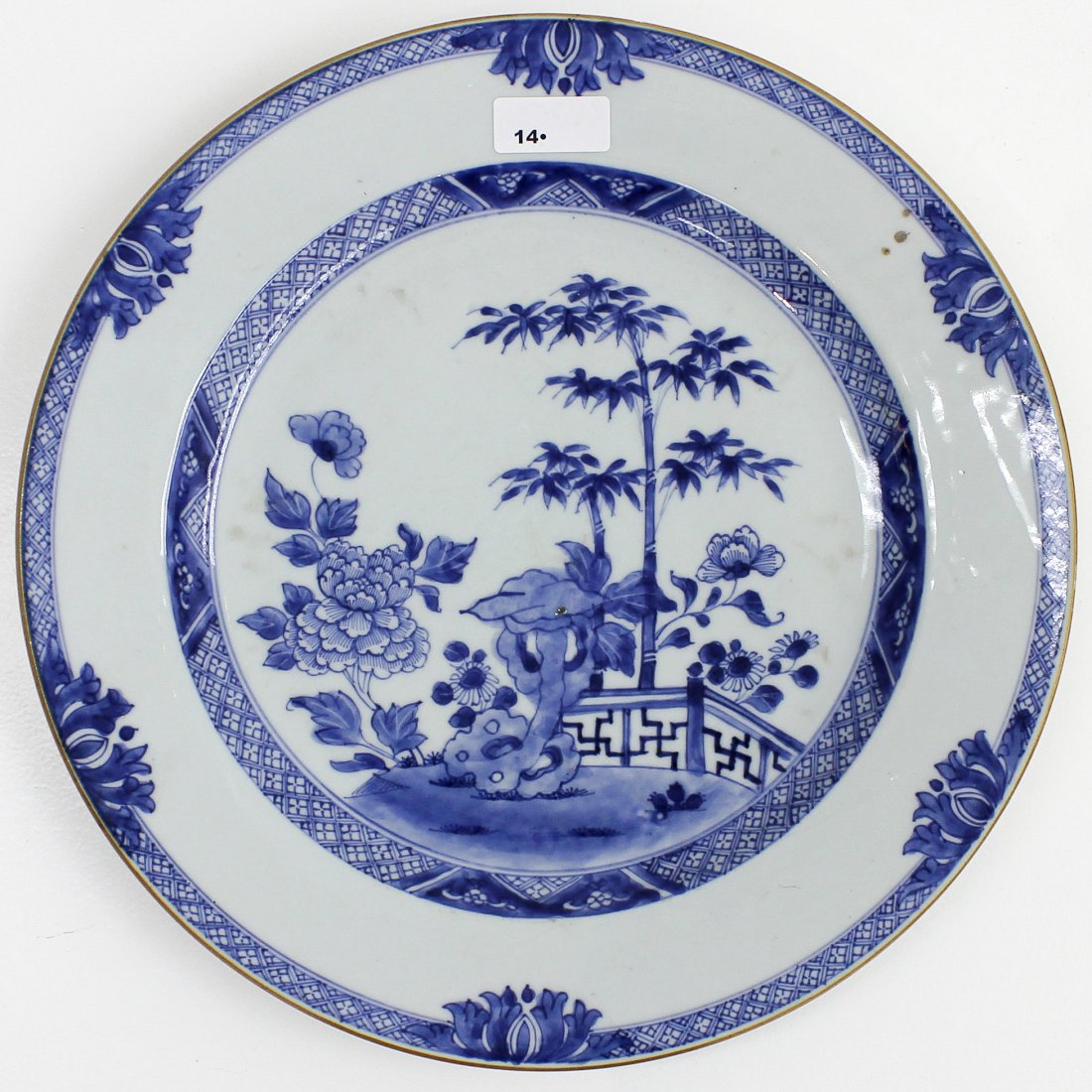 18th Century China Porcelain Plate (1 of 2)