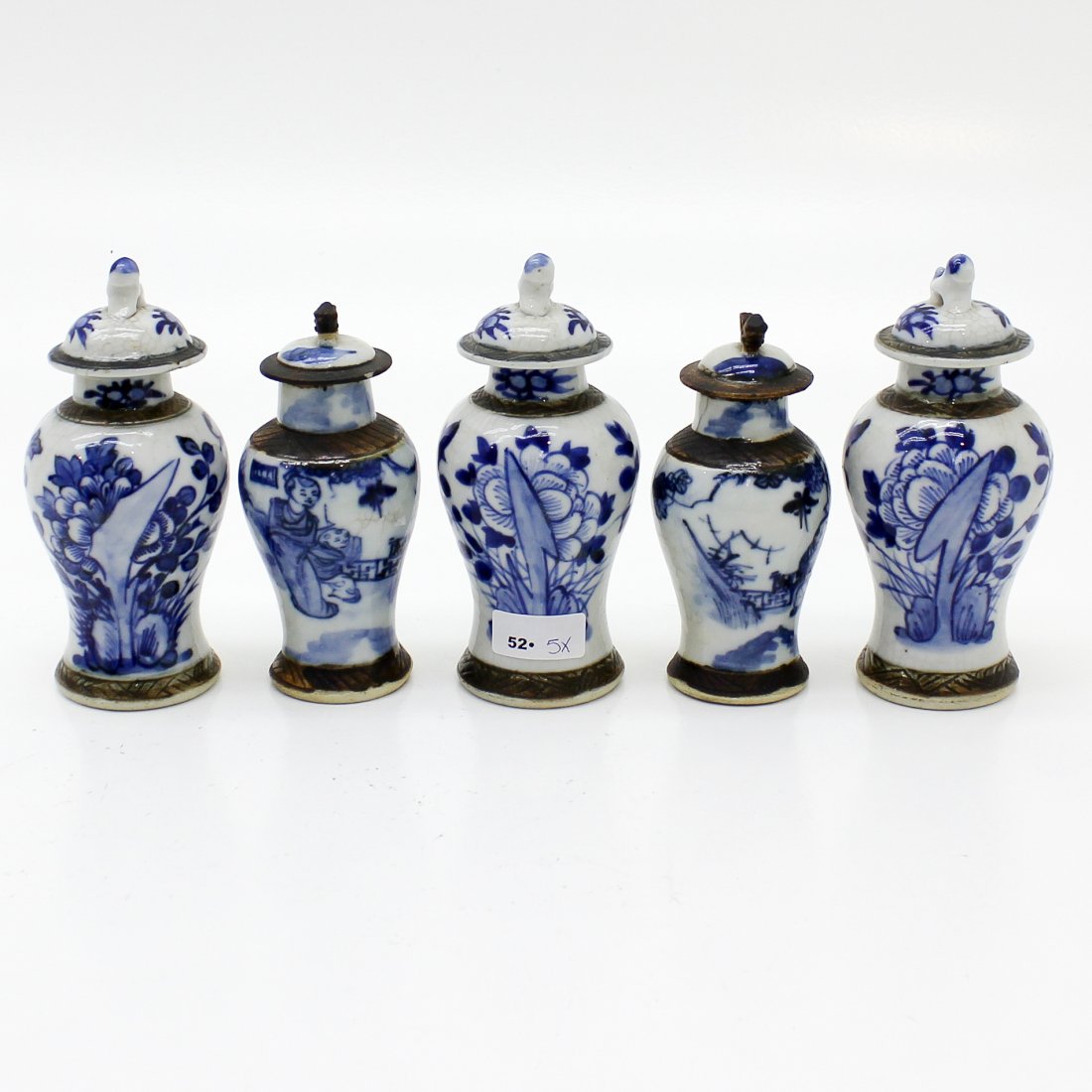 5 Piece China Porcelain Garniture Set Circa 1920 (1 of 6)