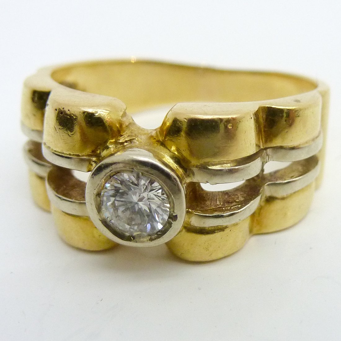 14KG Diamond Solitaire Ring (1 of 1)