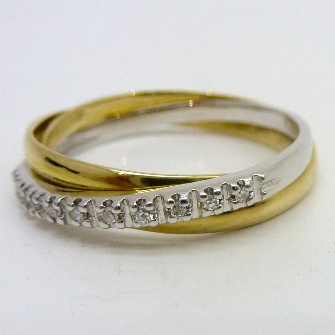 14KG Ladies Diamond Ring (1 of 1)