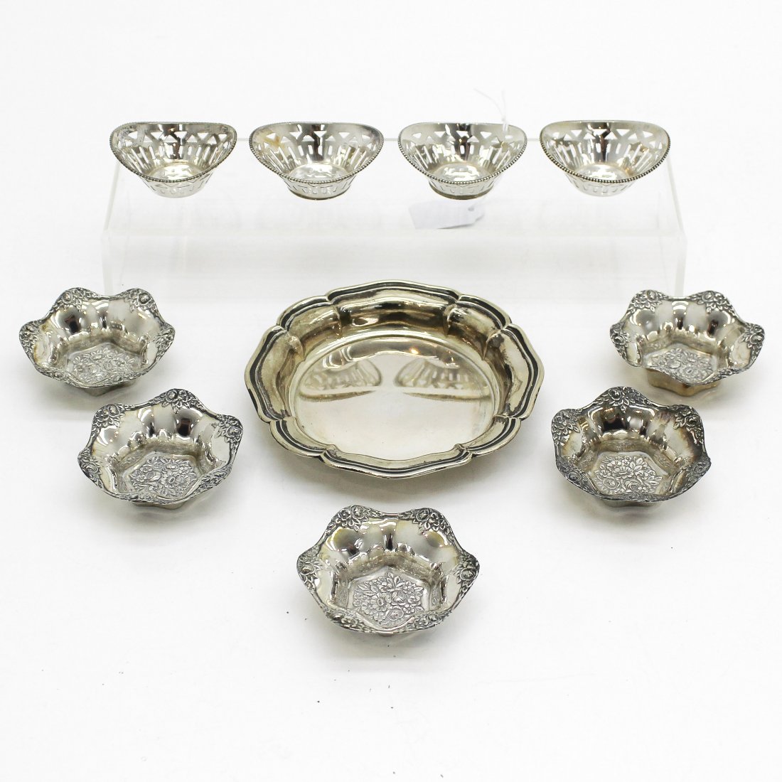 Lot of Dutch and German Silver Tableware: 193 gram.