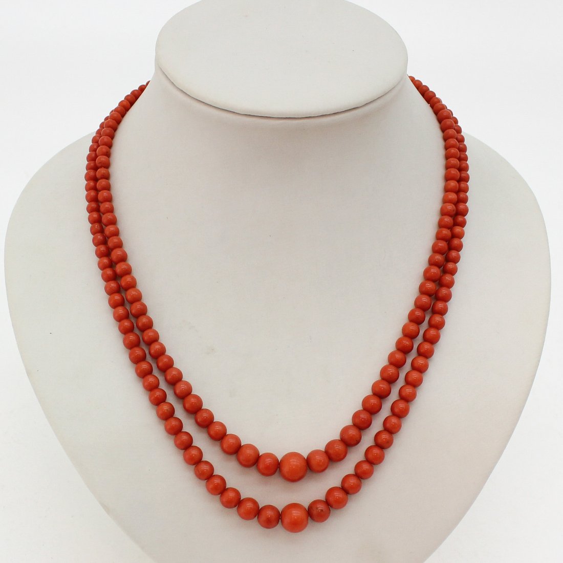 Exceptional 19th Century Red Coral Necklace (1 of 1)