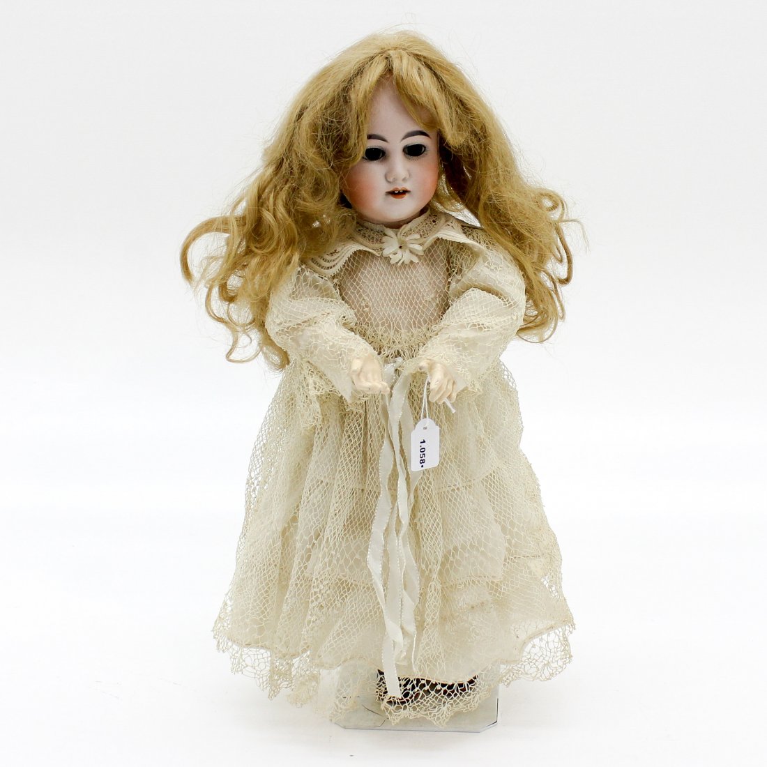 19th Century Open Mouth German Bisque Doll (1 of 2)