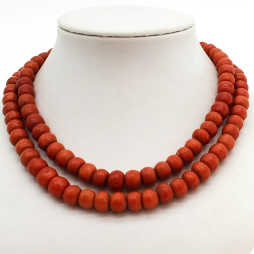 19th CENTURY RED CORAL NECKLACE (1 of 2)