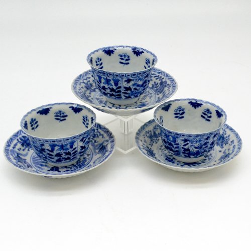 LOT OF 6 CHINA CUPS & SAUCERS (1 of 3)