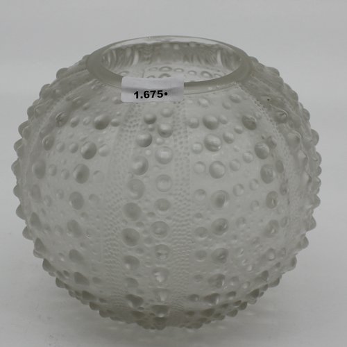 SIGNED R. LALIQUE FRANCE VASE (1 of 3)