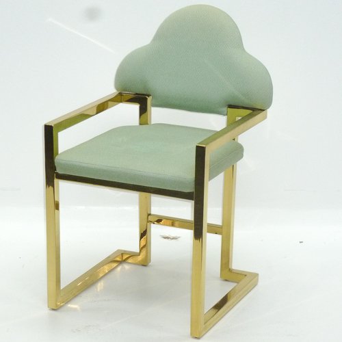 MODERNISTIC STYLE 1980s  VANITY STOOL (1 of 1)
