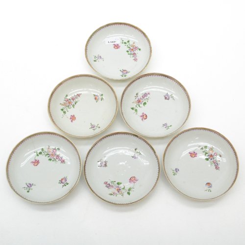 LOT OF 6 18TH CENTURY PLATES (1 of 2)