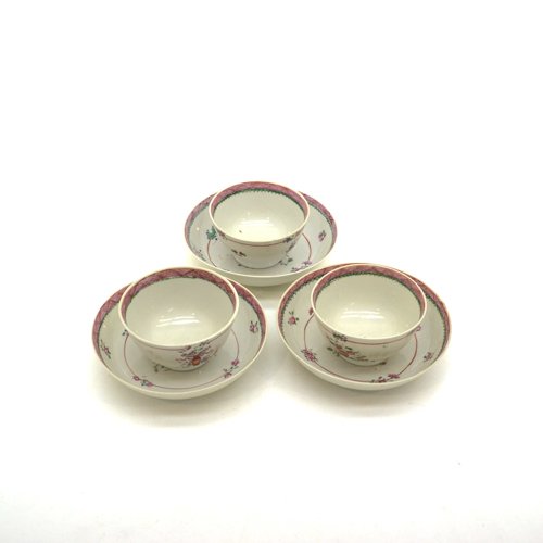 LOT OF 3 CHINA PORCELAIN CUPS AND SAUCERS (1 of 3)