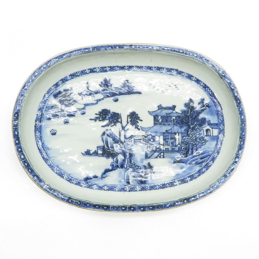 18th Century China Porcelain Meat Dish (1 of 3)