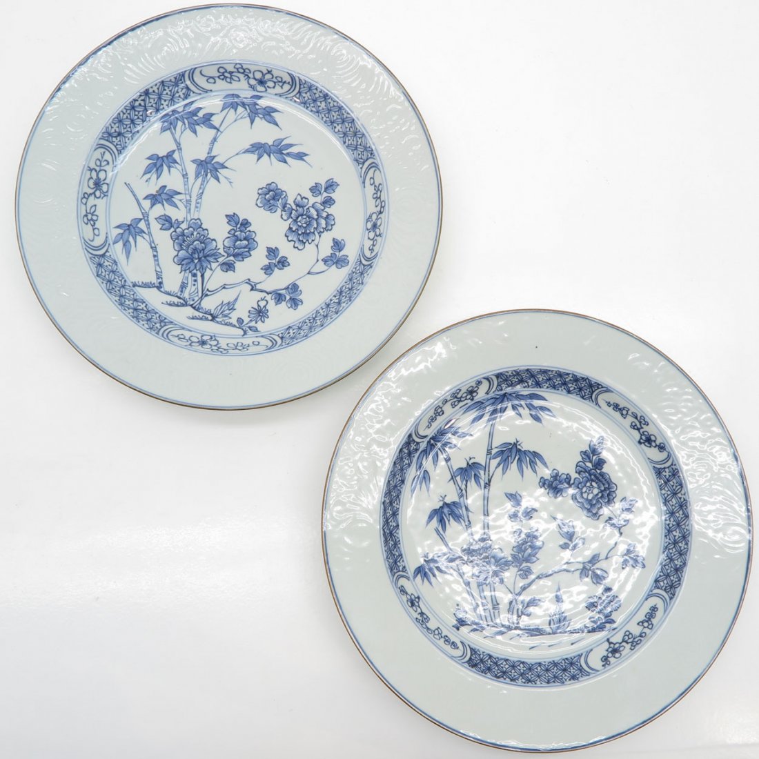 Lot of 2 18th Century China Porcelain Plates (1 of 3)