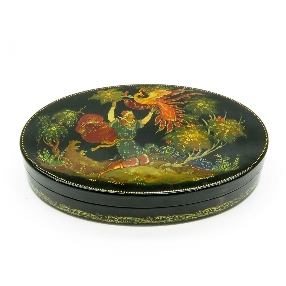 Hand Painted Russian Lacquer Box (1 of 3)