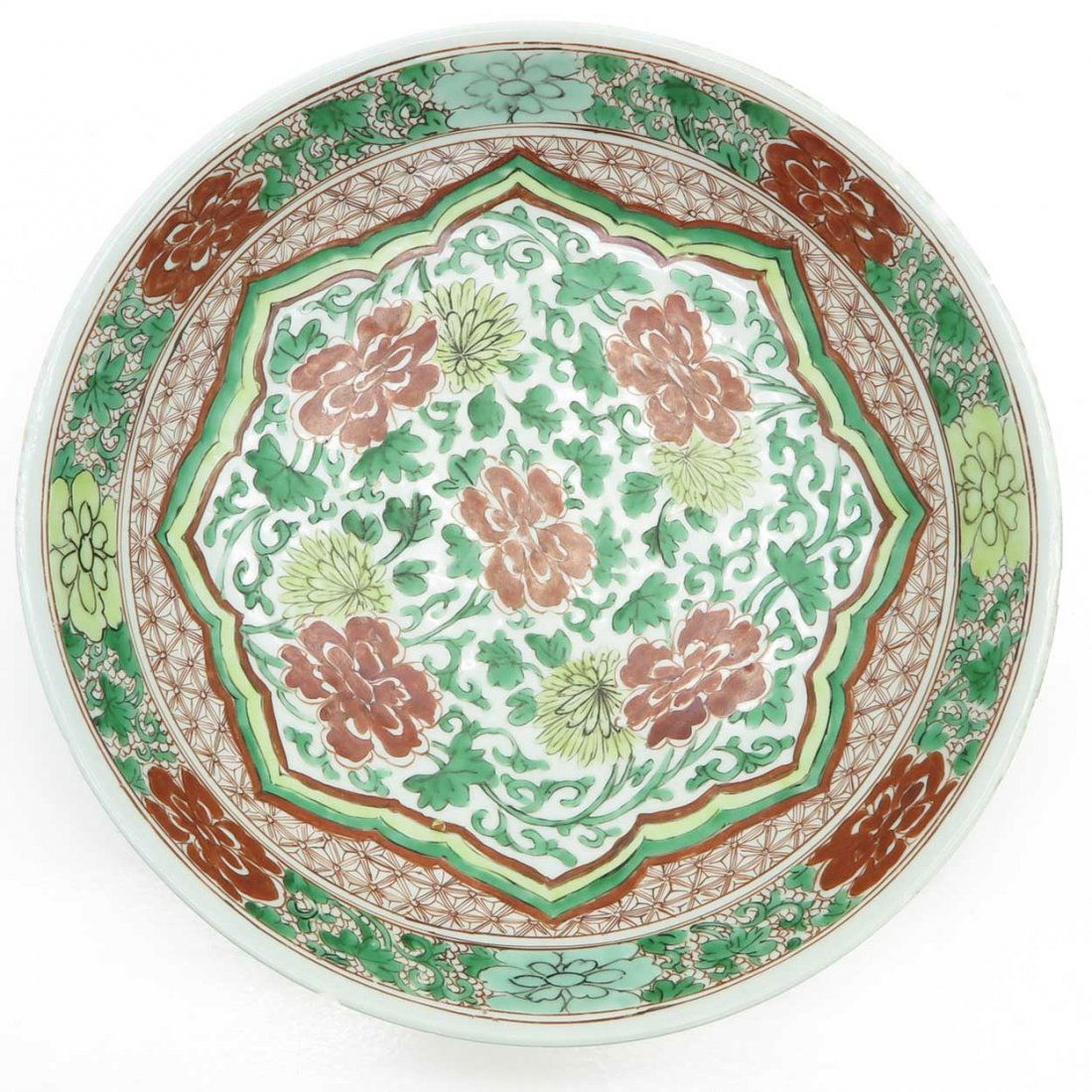 China Porcelain Wucai Decor Plate (1 of 3)