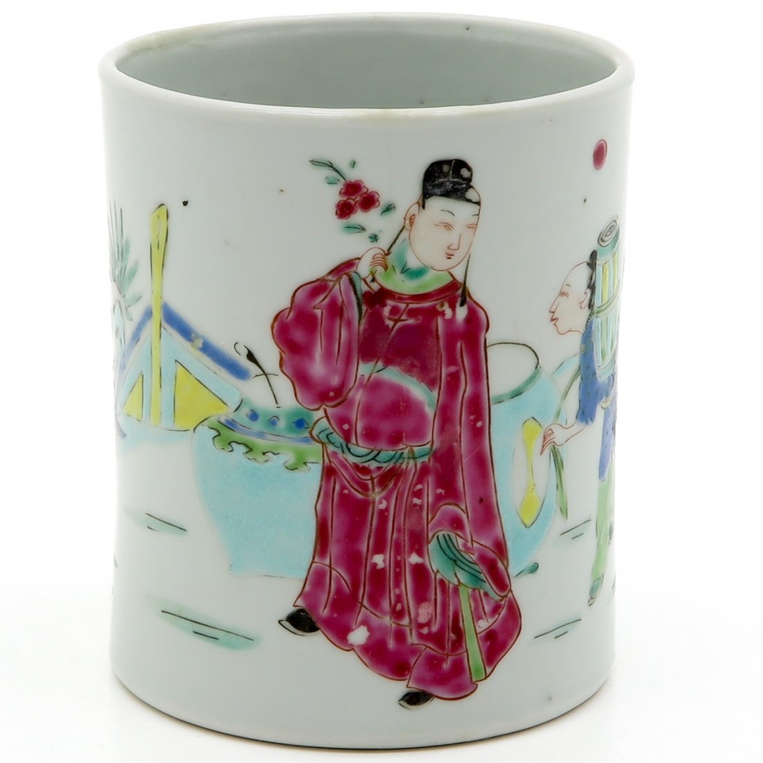 18th / 19th Century China Porcelain Pencil Pot (1 of 7)