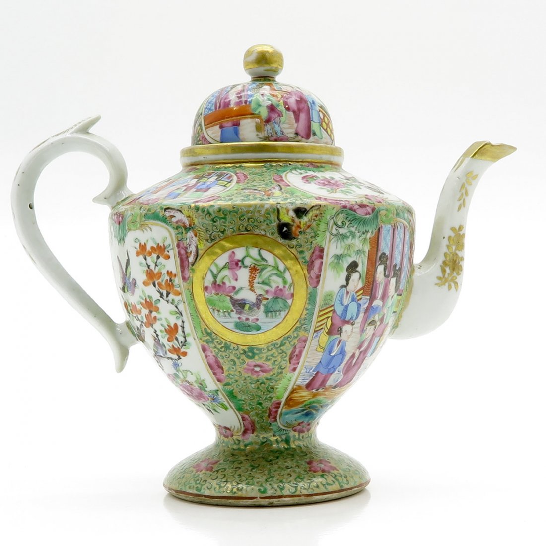 19th Century Cantonese Teapot (1 of 8)