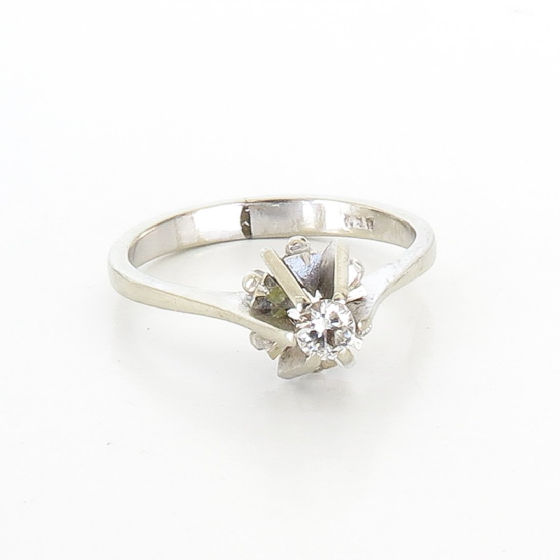14KWG Diamond Solitaire Ring (1 of 1)